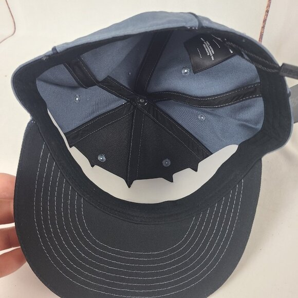 Harley Davidson Motor Cycle Fitted Hat Size 7 1/4" Woven Blue NWT - Picture 6 of 8